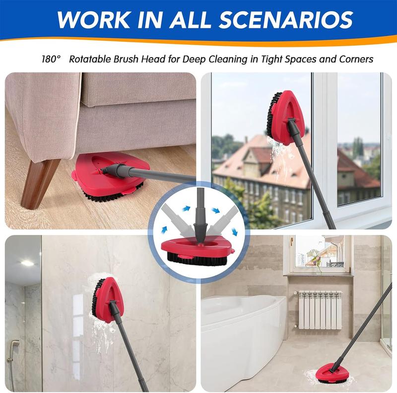 Spin Mop Replacement Scrub Mop Brush Head