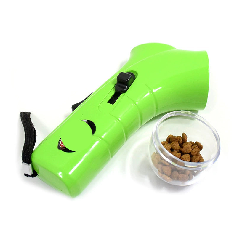 Pet Treat Launcher Fun Treat Dispenser Handheld