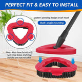 Spin Mop Replacement Scrub Mop Brush Head