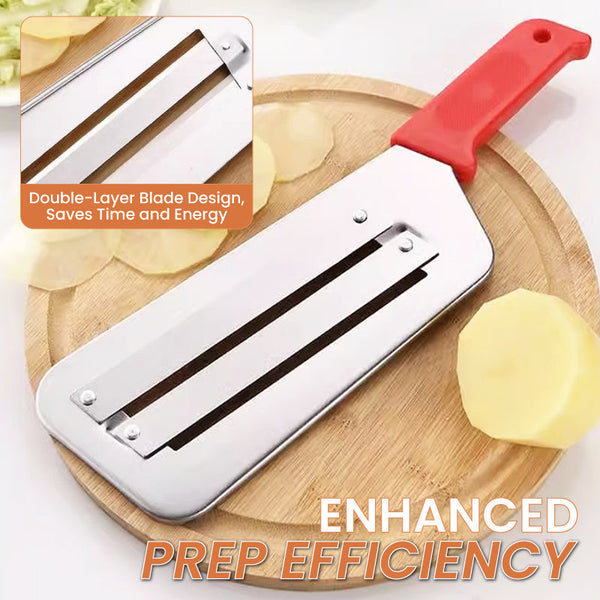 Stainless Steel Double-layer Slicer - Best Kitchen Gift