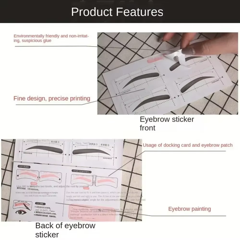 Eyebrow Drawing Aid - Eyebrow Patch