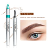 Waterproof Colorfast Liquid Wild Water Eyebrow Pencil