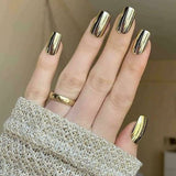 2024 Glamorous Metallic Mirror Chrome Nail Art Polish