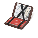 Crocodile Print Magic Wallet Card Case Multi Card Money Clip