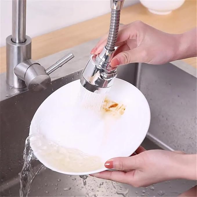 Faucet splash-proof stainless steel extension aerator