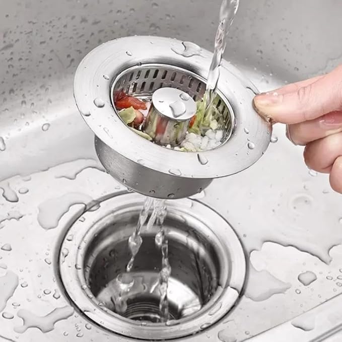 Kitchen sink filter bowl sink