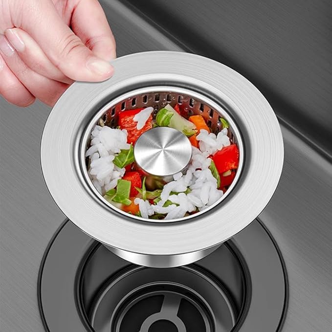 Kitchen sink filter bowl sink