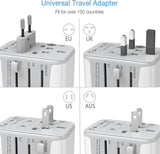 Universal Travel Adapter All In One For EU, UK, USA, AU, Travel Charger For World, Multi Countries