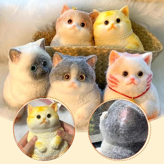 Fat cat simulation doll