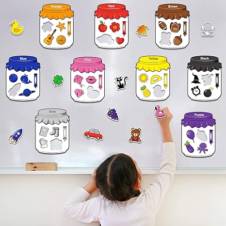 10-Piece Color Identification Magnetic Sorting Set