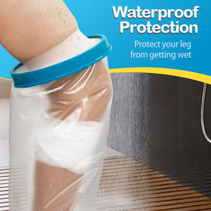 Waterproof plaster cover, reusable protective cover