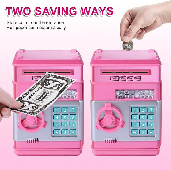 Password piggy bank large capacity children