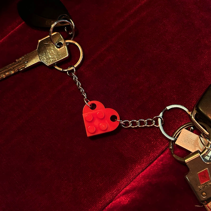 Heart key ring (set of 2)