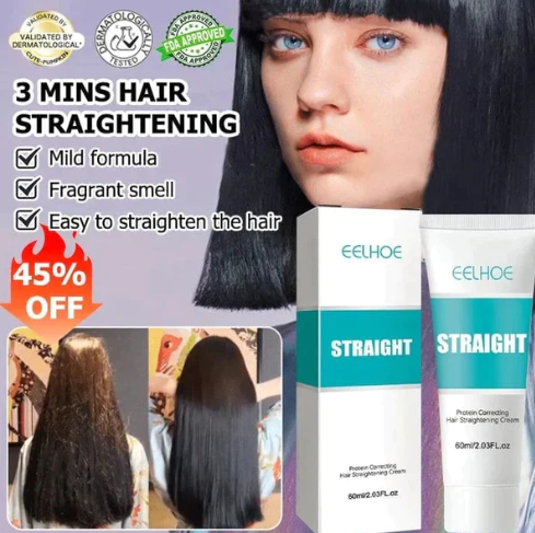 ✨ Silk and Keratin Treatment Hair Straightening Cream