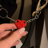 Heart key ring (set of 2)