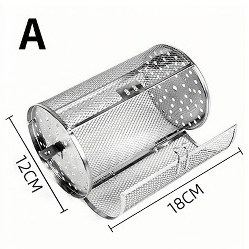 🔥 Stainless steel rotating grill