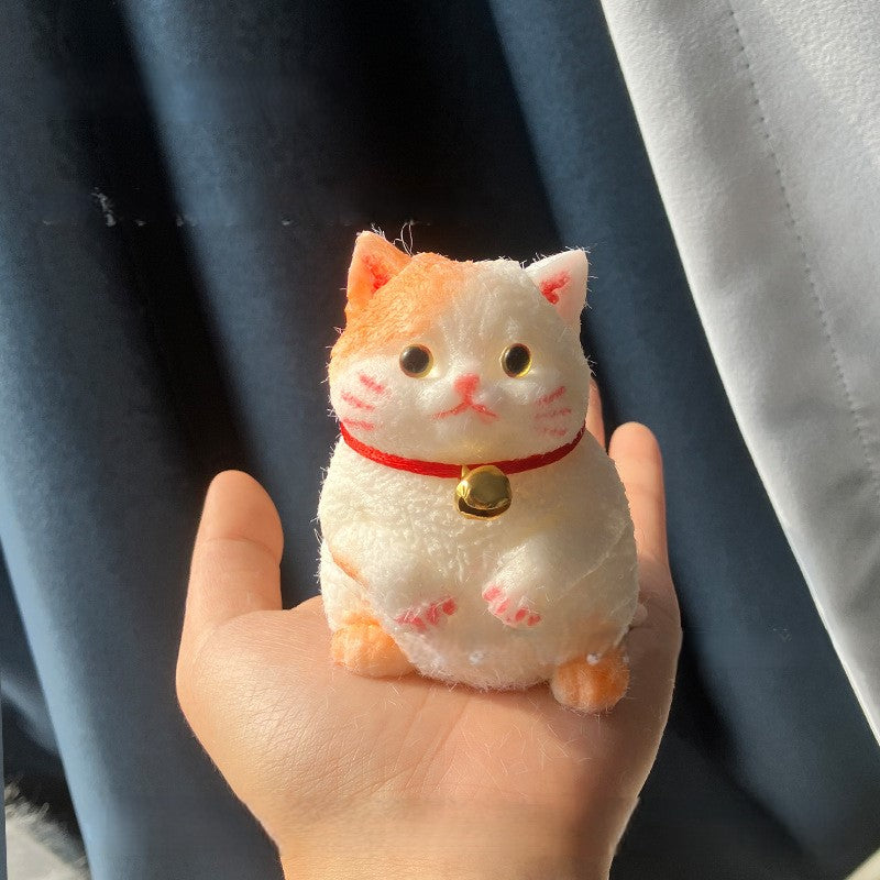 Fat cat simulation doll