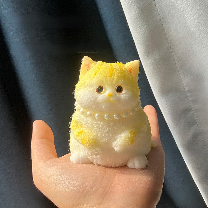 Fat cat simulation doll