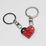 Heart key ring (set of 2)