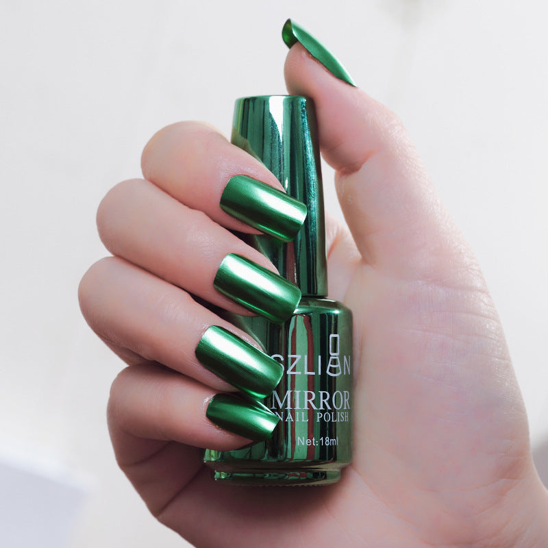 2024 Glamorous Metallic Mirror Chrome Nail Art Polish