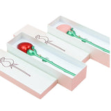 Rose jewelry box opens automatically