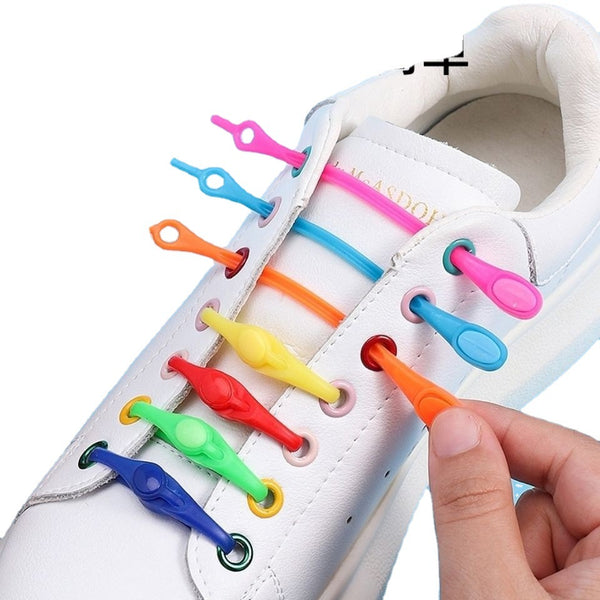 No-tie elastic adjustable elastic laces