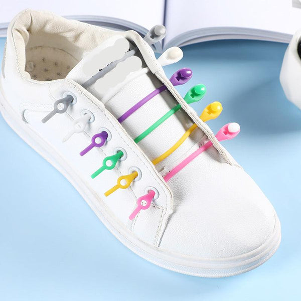 No-tie elastic adjustable elastic laces