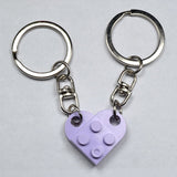 Heart key ring (set of 2)