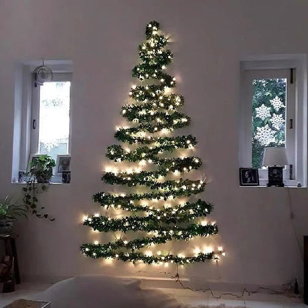 DIY wall Christmas tree atmosphere decoration