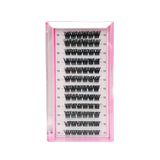 Self-adhesive segmented thin stems false eyelashes