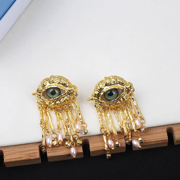 Tassel niche high-end earrings