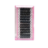 Self-adhesive segmented thin stems false eyelashes