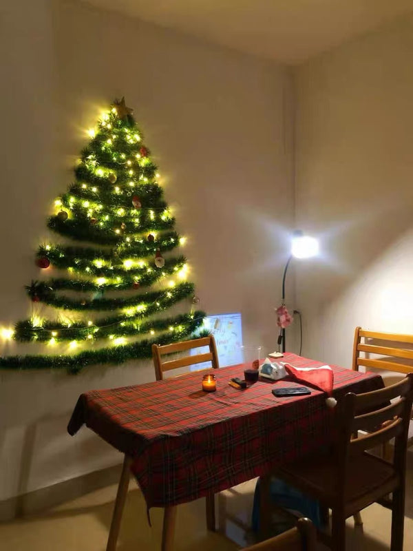 DIY wall Christmas tree atmosphere decoration