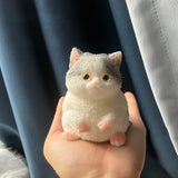 Fat cat simulation doll