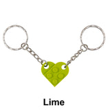 Heart key ring (set of 2)