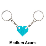 Heart key ring (set of 2)