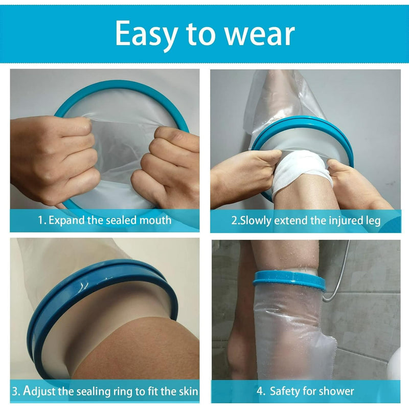 Waterproof plaster cover, reusable protective cover