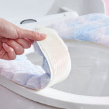 Winter thick household self-adhesive toilet seat cushion