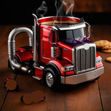 Semi-truck coffee mugs