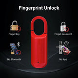 Portable Smart USB Rechargeable Fingerprint Padlock