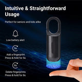 Portable Smart USB Rechargeable Fingerprint Padlock