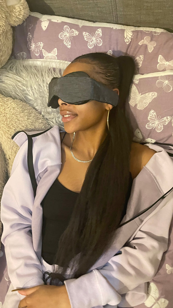 Blackout sleep eye mask