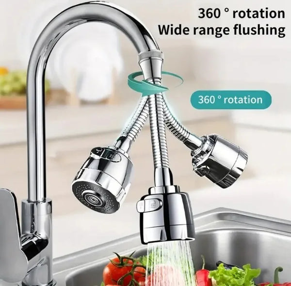 Faucet splash-proof stainless steel extension aerator