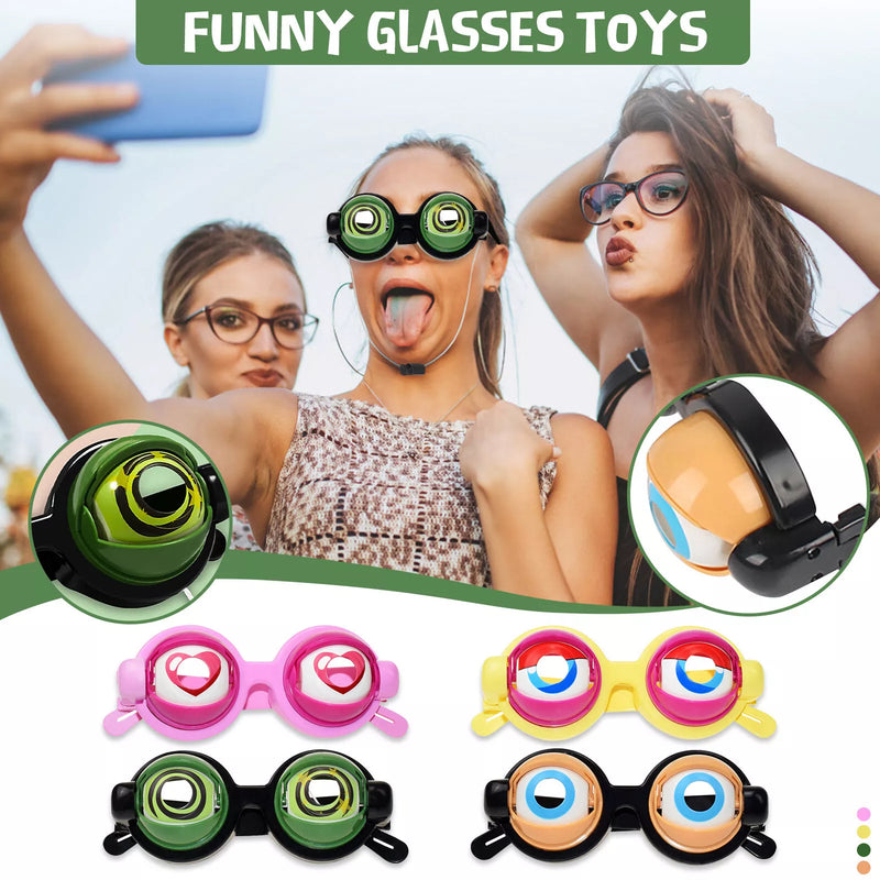 👓Crazy eyes creative funny glasses