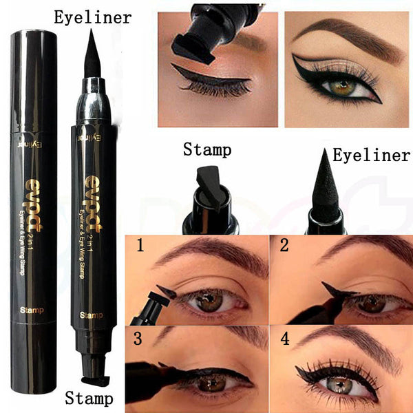 2-in-1 Eyeliner Stamp Pen