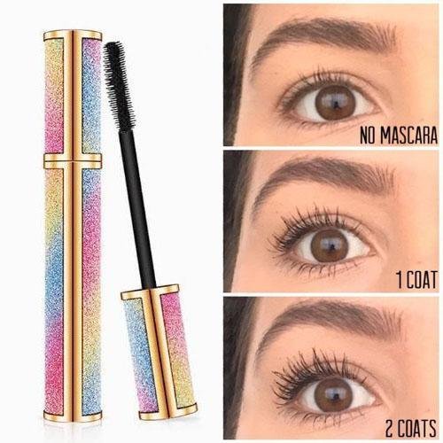 2022 4D Galaxy Waterproof Silk Fiber Thick Lengthening Mascara