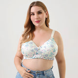 Printed Cotton Push Up Bra