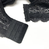 Lace Solid Wide Strap Bra