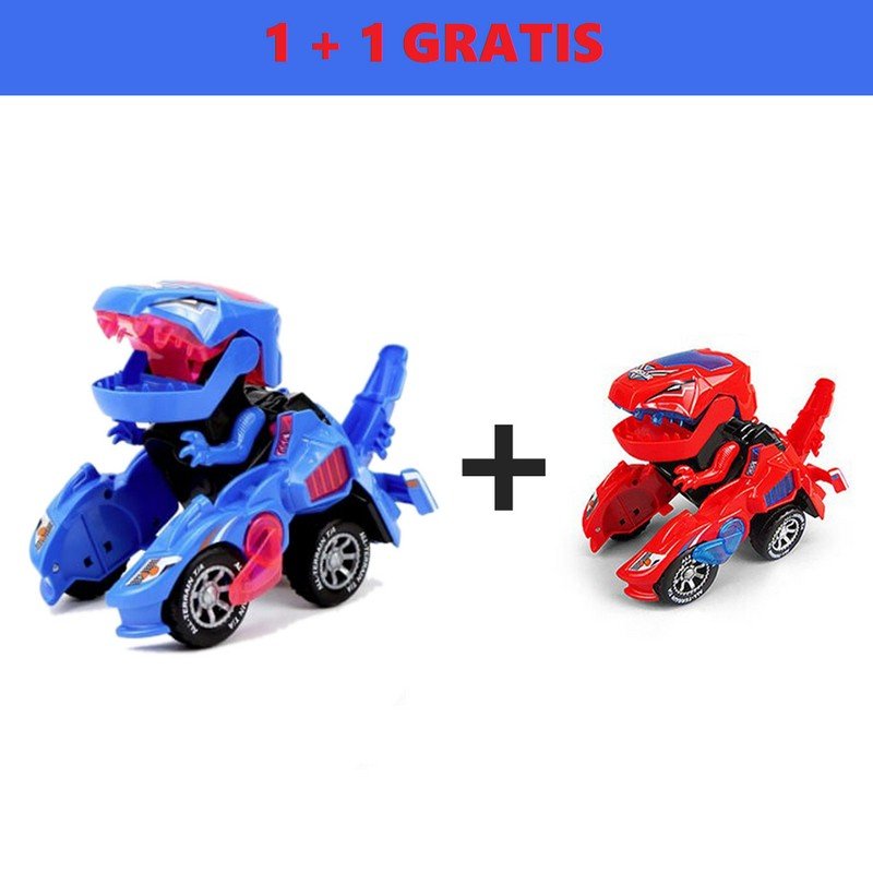Transformers Dinosaur LED Power Car 1+1 Free