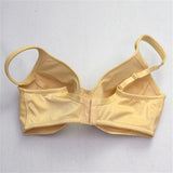 Yellow Push-Up Wide Straps Bra